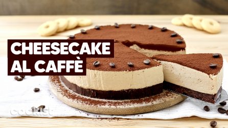 Cheesecake al caffè con mascarpone: fresco e senza cottura!