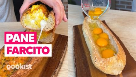 Versa le uova NEL PANE: farcito così è davvero ORIGINALE e GOLOSO! 😋
