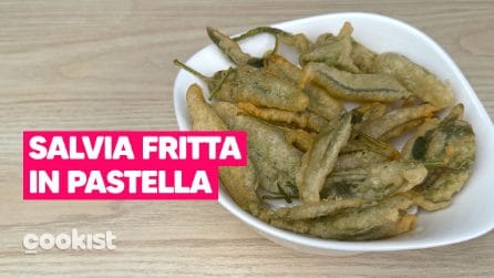 Salvia fritta in pastella: l'antipasto sfizioso super CROCCANTE!