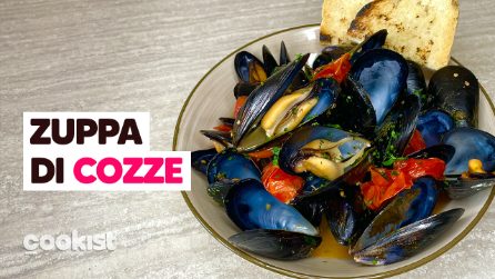 ZUPPA DI COZZE: la ricetta Napoletana pronta in pochissimi minuti!💙