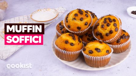 Muffin con gocce di cioccolato: così SOFFICI e GOLOSI! 🧡
