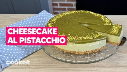 CHEESECAKE AL PISTACCHIO senza cottura: FRESCA E VELOCE 😍