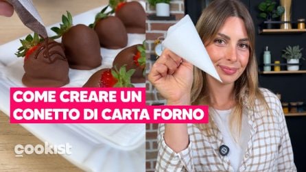 Come fare un conetto di carta forno: il trucchetto per le tue decorazioni di cioccolato!