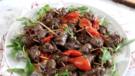 Braciolette di carpaccio di manzo