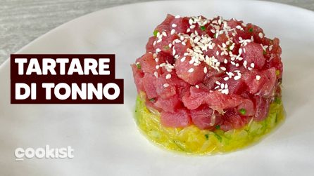 TARTARE DI TONNO: l'antipasto fresco e saporito š