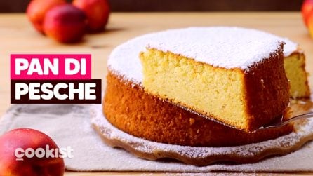 Pan di pesche frullate: MORBIDISSIMO e FACILISSIMO da fare! 🍑
