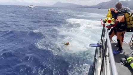 Palermo, le ricerche dei dispersi del veliero Bayesian