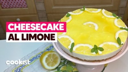CHEESECAKE AL LIMONE: senza cottura, fresca e cremosa 🍋