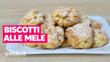 Biscotti MORBIDI alle MELE: la ricetta per la merenda facilissima pronta IN POCHI MINUTI🍎