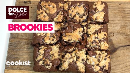 BROOKIES: la ricetta virale che unisce brownie e cookie 😋🍫