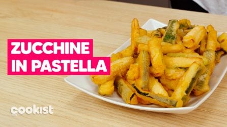 ZUCCHINE FRITTE IN PASTELLA: Ricetta Facile e sfiziosa per un antipasto veloce e saporito 😋