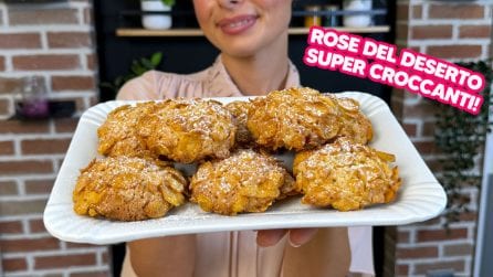 Rose del deserto super croccanti: i biscotti FACILISSIMI ricoperti di CORNFLAKES!