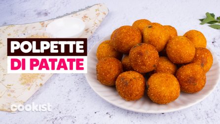 POLPETTE DI PATATE: dorate e croccanti, sono IRRESISTIBILI! 😍