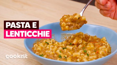 PASTA E LENTICCHIE: la ricetta VELOCE e CREMOSA😋