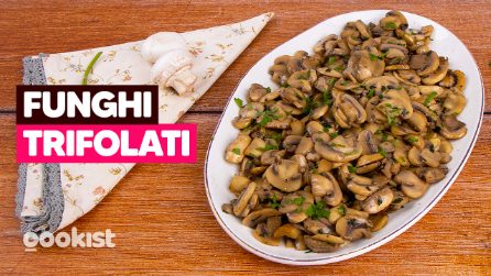 FUNGHI TRIFOLATI in padella: il contorno PERFETTO pronto in pochi minuti! 🍄