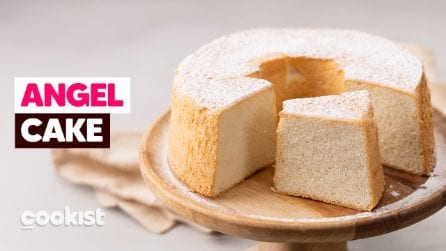 ANGEL CAKE: la torta di albumi SOFFICE e ALTISSIMA! 😍
