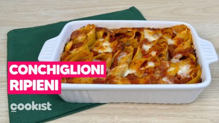 Conchiglioni RIPIENI: sugosi e filanti, ecco come prepararli con un RAGÙ PERFETTO!