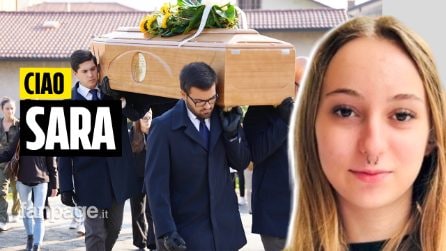In centinaia ai funerali di Sara Centelleghe, 18enne uccisa dal vicino di casa con 70 forbiciate