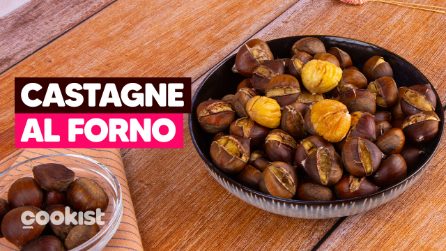 CASTAGNE AL FORNO: MORBIDE e SEMPLICI DA SBUCCIARE! 🌰