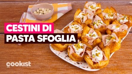 CESTINI DI PASTA SFOGLIA: saranno PERFETTI per i tuoi APERITIVI! 🤩