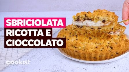 SBRICIOLATA RICOTTA E CIOCCOLATO: super SEMPLICE da preparare! 😋