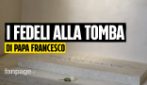 Tomba di Papa Francesco a Santa Maria Maggiore apre ai fedeli: da tutto il mondo in fila all'alba