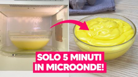 Crema pasticcera in microonde: pronta in 5 MINUTI con questo TRUCCHETTO