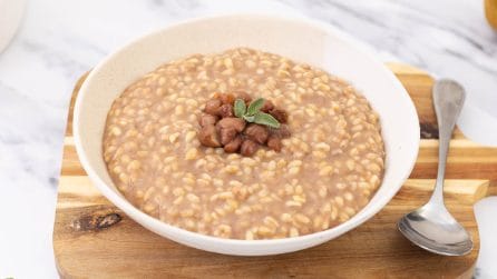 ZUPPA DI FARRO E FAGIOLI: cremosa e nutriente!
