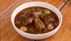 COQ AU VIN: the traditional French second course, juicy and tasty!