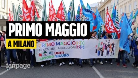 Primo maggio, tre cortei sindacali a Milano: "La nostra festa del lavoro è lotta per i diritti"