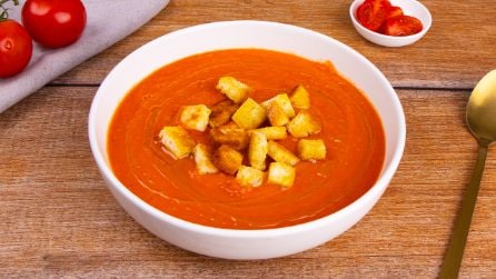 Come preparare una ZUPPA DI POMODORO cremosa!
