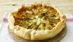 SQUASH BLOSSOM SAVORY PIE: a versatile and easy to prepare dish!