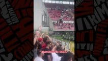 I cori dei tifosi del Monza dopo la retrocessione aritmetica in Serie B: "L'importante è partecipare"