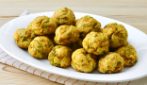 SQUASH BLOSSOM BALLS: baked in the oven, just delicious!