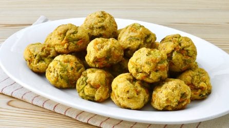 SQUASH BLOSSOM BALLS: baked in the oven, just delicious!
