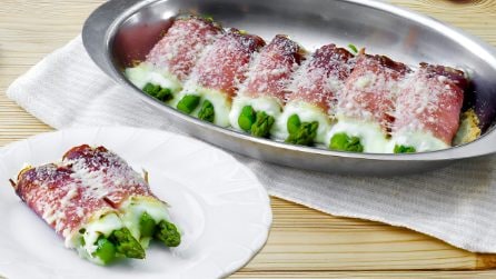 INVOLTINI DI ASPARAGI e speck: filanti e saporiti!