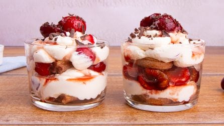 TIRAMISÙ ALLE CILIEGIE: la versione super golosa!