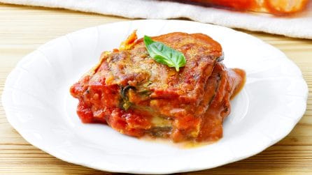 GRILLED EGGPLANT PARMIGIANA: the second course full of flavor!