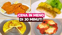 CENA IN MENO DI 30 MINUTI: 4 idee facili e sfiziose