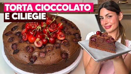 TORTA CILIEGIE E CIOCCOLATO: soffice e golosa