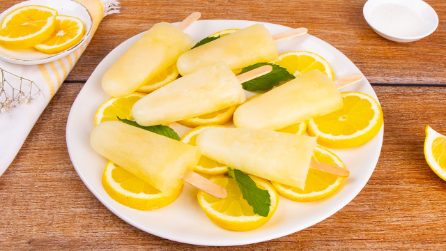 GHIACCIOLI AL LIMONE: per una pausa rinfrescante con soli 3 ingredienti!