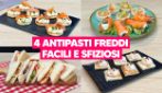 4 ANTIPASTI FREDDI perfetti per L'ESTATE