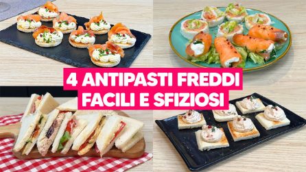 4 ANTIPASTI FREDDI perfetti per L'ESTATE