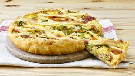 SAVORY ZUCCHINI PIE: the perfect recipe for a family dinner!