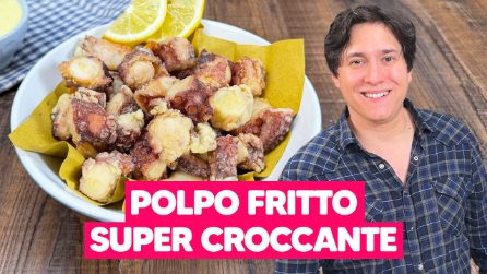 POLPO FRITTO PERFETTO: ecco il SEGRETO per averlo bello CROCCANTE e non gommoso!