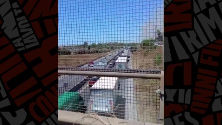 Tir prende fuoco ad Aprilia, chiude un tratto di Pontina per incendio: traffico e code chilometriche