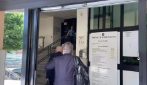 Ciro Grillo arriva in tribunale per l'udienza del processo per stupro