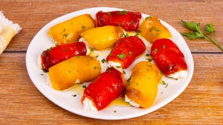 Tuna-stuffed bell pepper rolls : a delicious and easy-to-prepare dish!