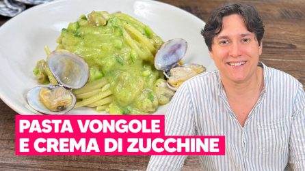 Pasta con VONGOLE e CREMA DI ZUCCHINE: un mix CREMOSO e DELICATO che ti farà innamorare
