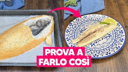 Branzino AL SALE: il metodo per averlo sempre SUCCOSO e MORBIDO